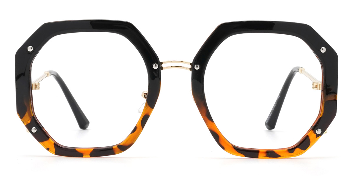 Black Tortoiseshell Mikaela - Oval Glasses