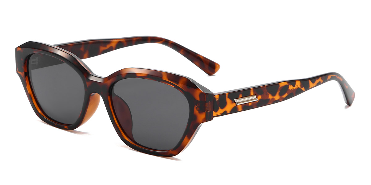 Tortoiseshell Grey Josip - Rectangle Sunglasses