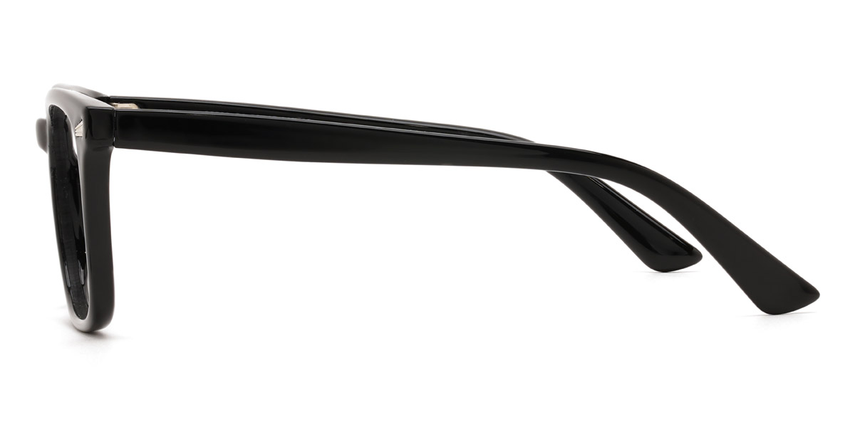 Black Aurele - Rectangle Glasses