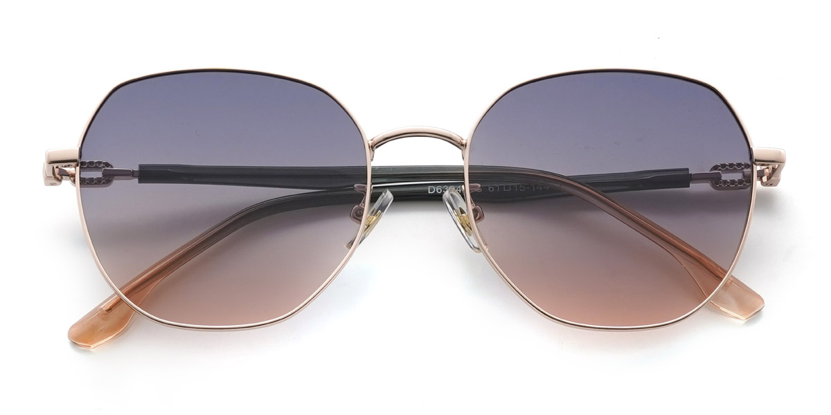 Dorado Gris Twany Kenrick - Oval Sunglasses