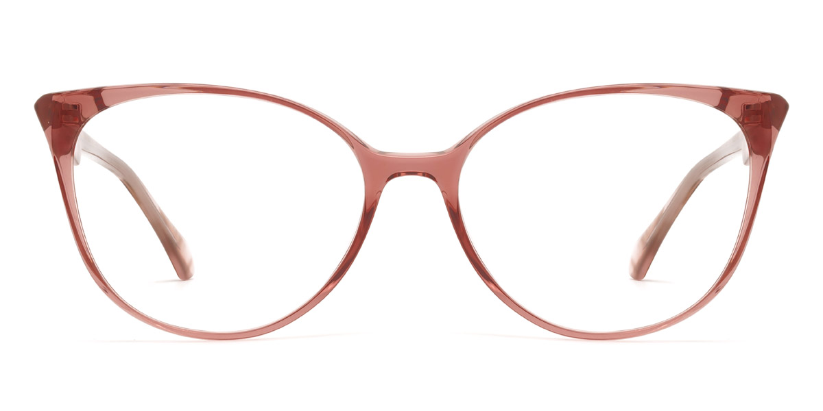 Pink Maleah - Oval Glasses