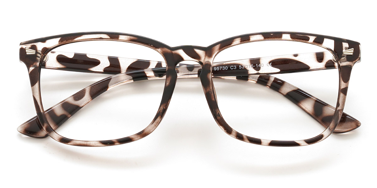 Ivory Tortoiseshell Aurele - Rectangle Glasses