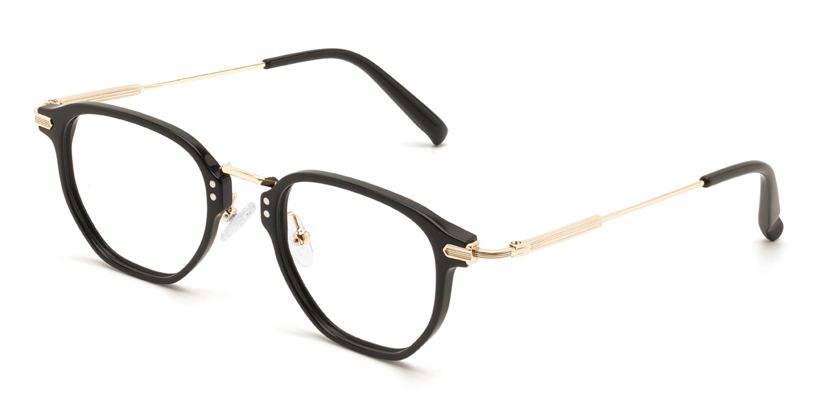 Schwarz Duayne Brille - Oval Glasses