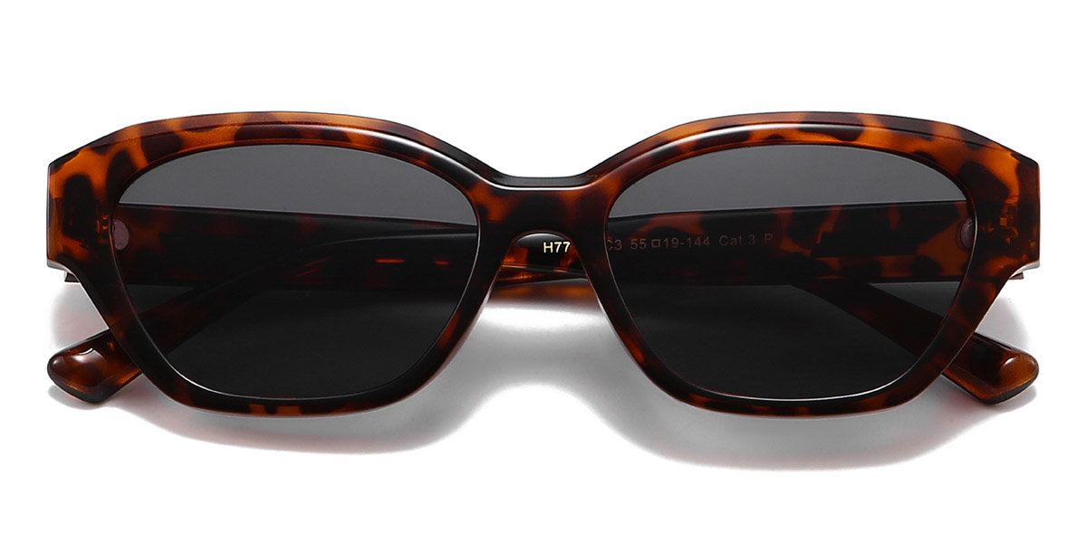 Tortoiseshell Grey Josip - Rectangle Sunglasses