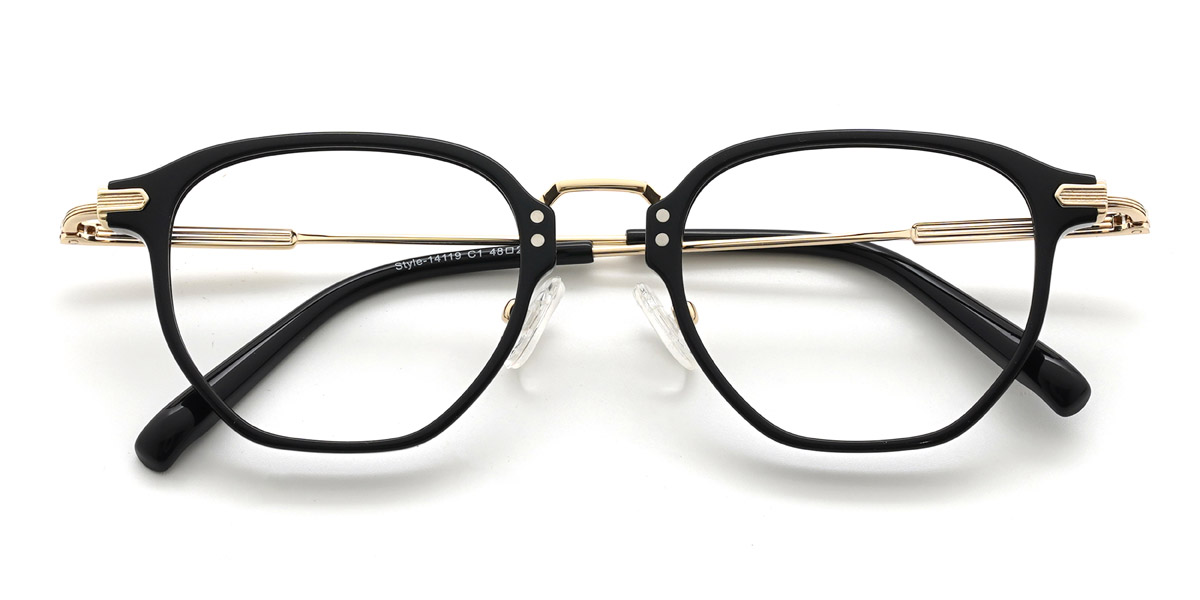 Noir Duayne - Oval Glasses