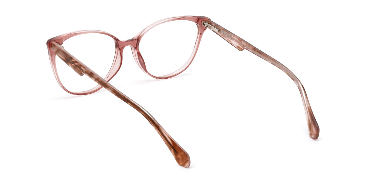 Pink Maleah - Oval Glasses