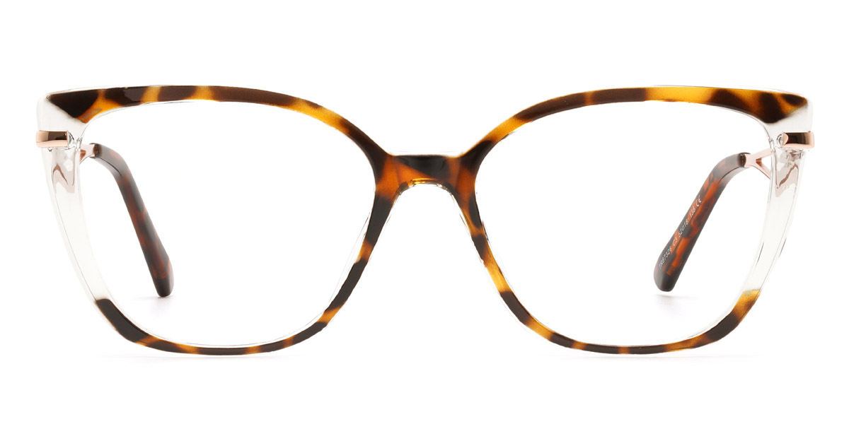 Clear Tortoiseshell Jemma - Square Glasses