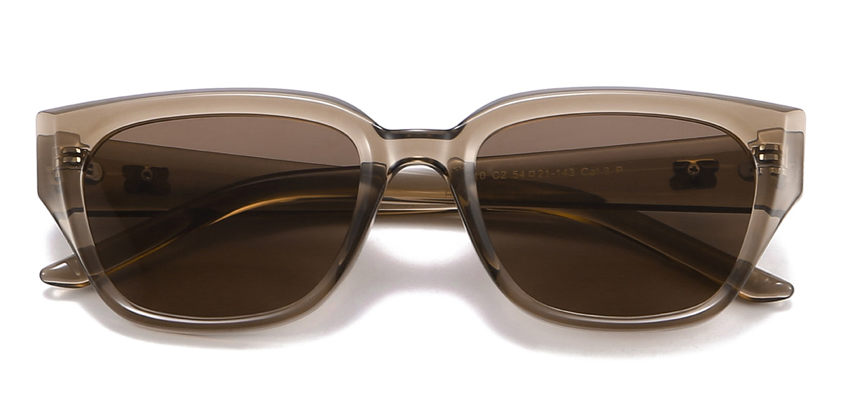 Brown Brown Wilfried - Rectangle Sunglasses