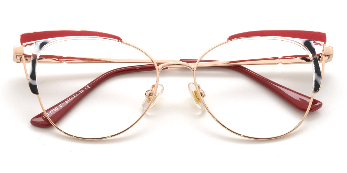 Rojo Dorado Julieta - Cat Eye Glasses