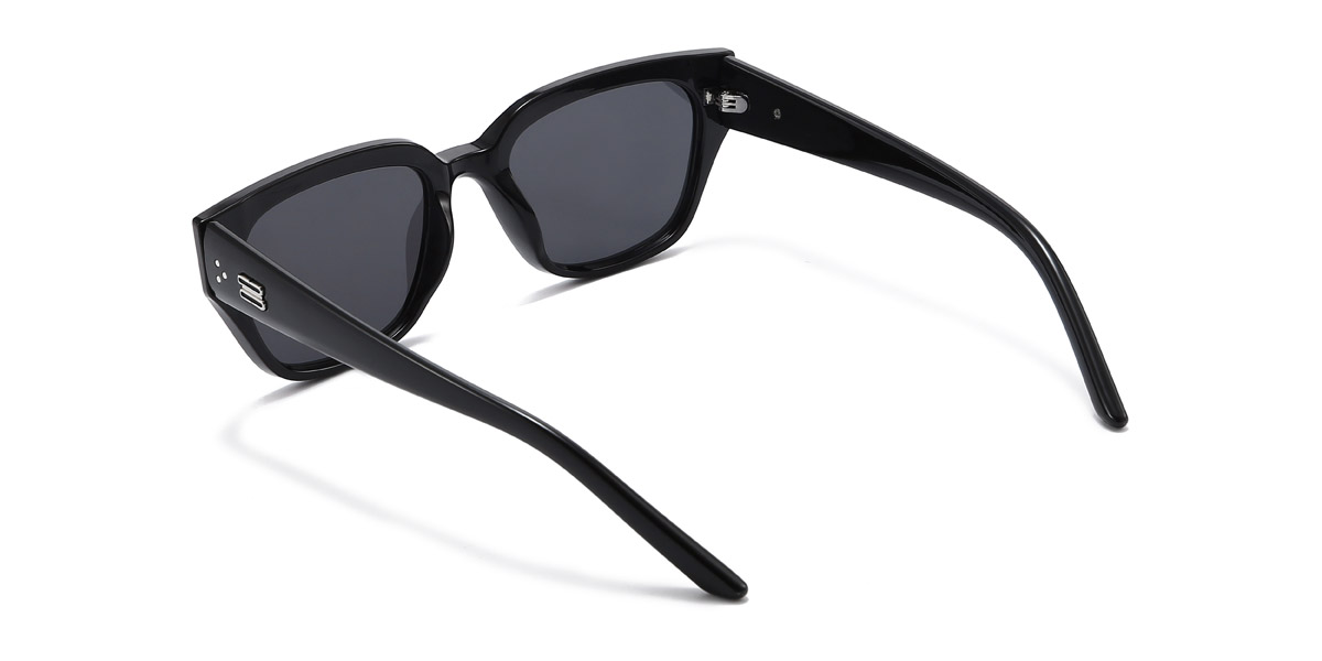 Noir Gris Wilfried Lunettes - Rectangle Sunglasses