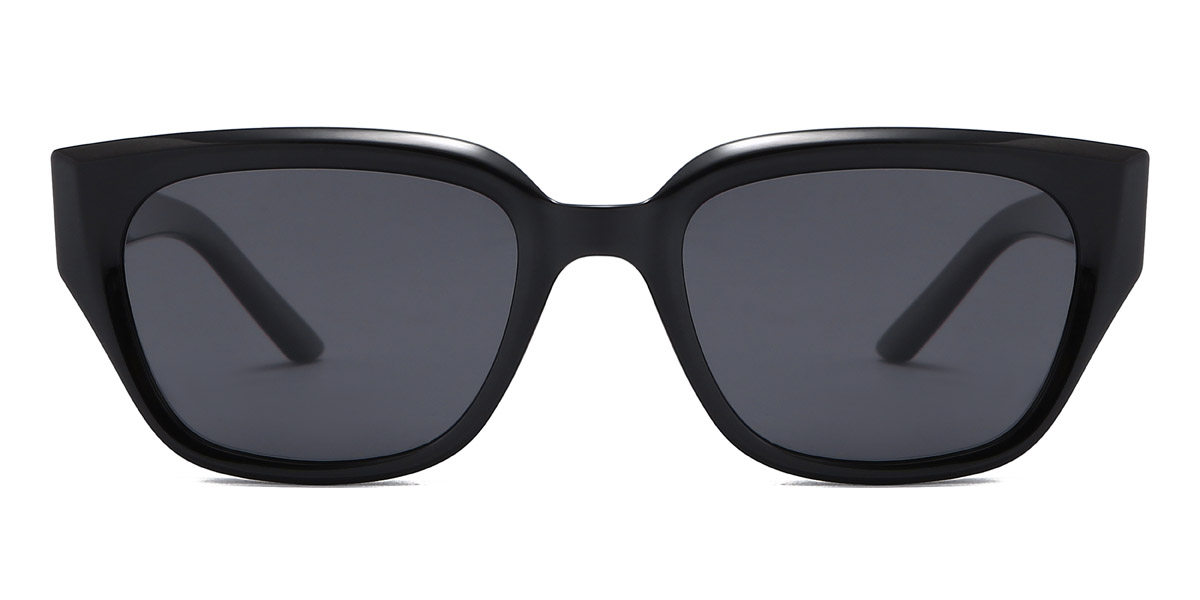 Noir Gris Wilfried Lunettes - Rectangle Sunglasses