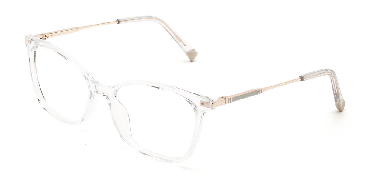 Clear Maia - Rectangle Glasses