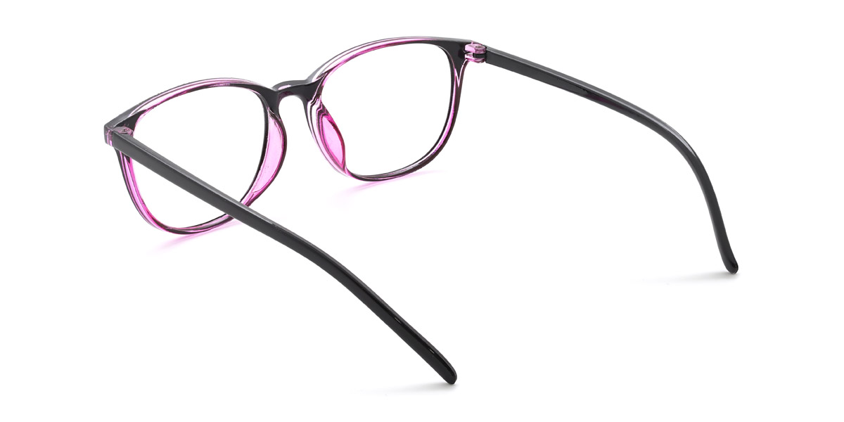 Noir Rose Lailah - Rectangle Glasses