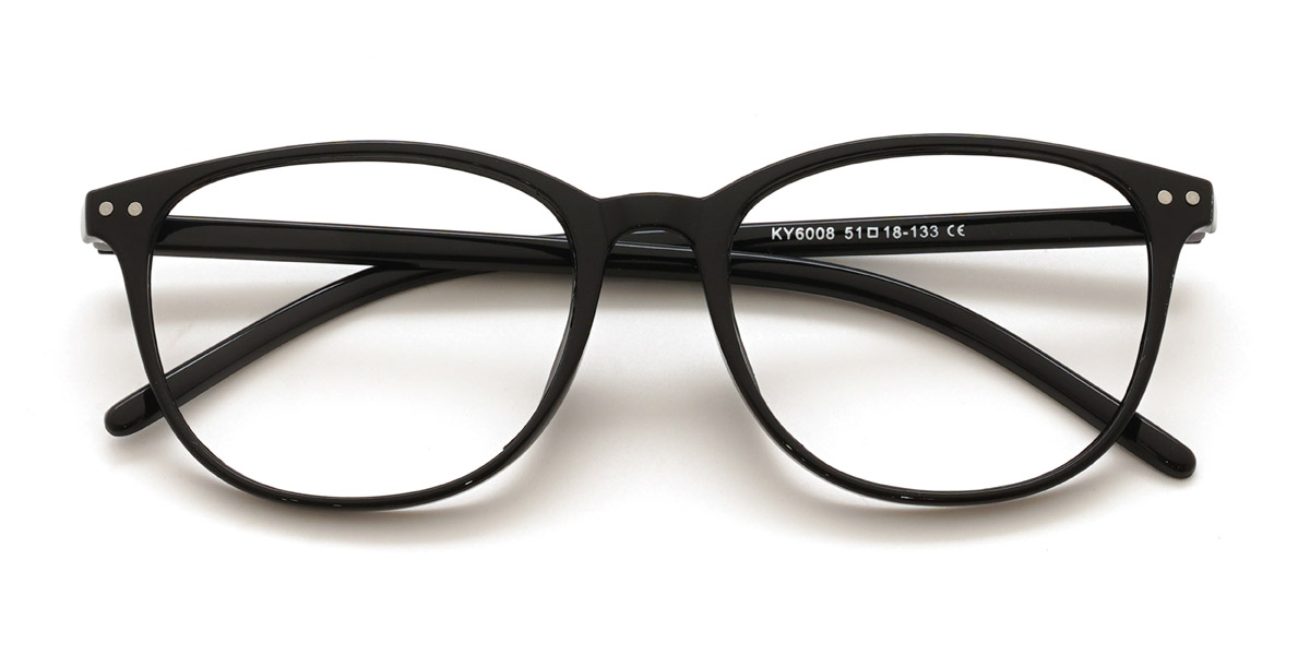 Black Lailah - Rectangle Glasses