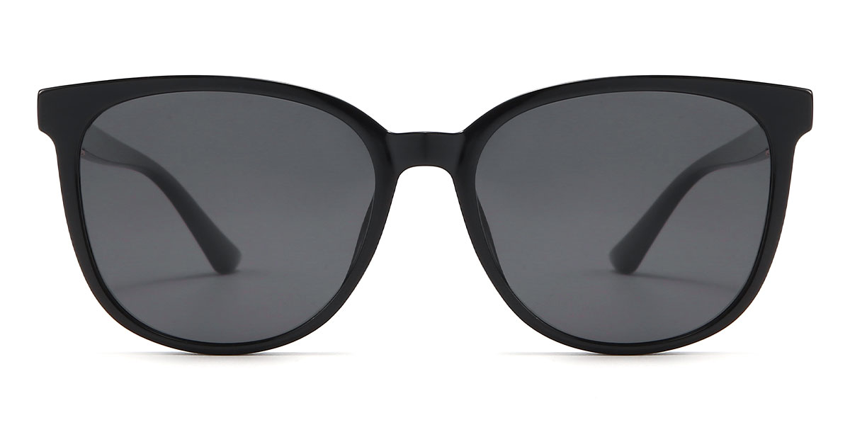 Schwarz Grau Hermann - Square Sunglasses