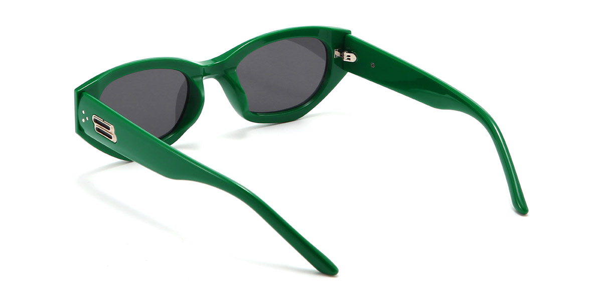 Grün Grau Ryley - Oval Sunglasses