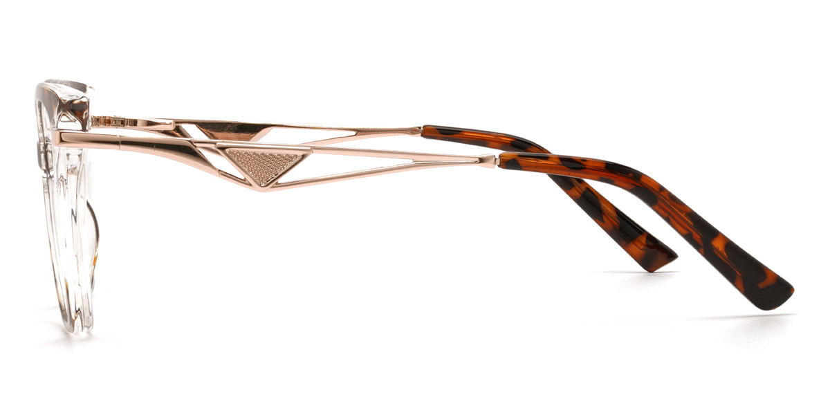 Clear Tortoiseshell Jemma - Square Glasses