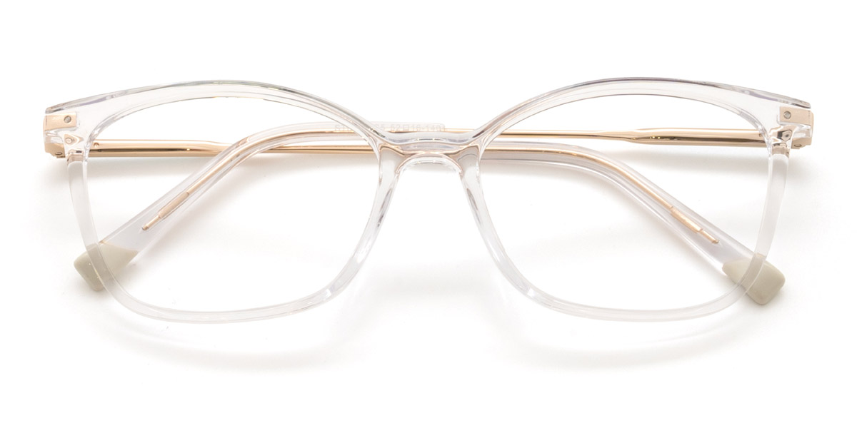 Clear Maia - Rectangle Glasses