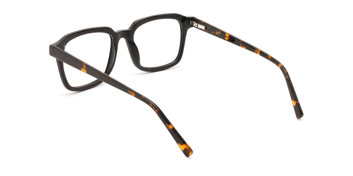 Black Tortoiseshell Dayana - Rectangle Glasses