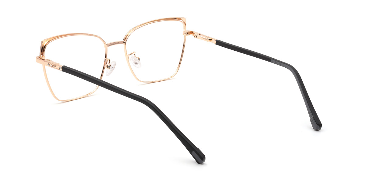 Or Noir Scarlette - Rectangle Glasses