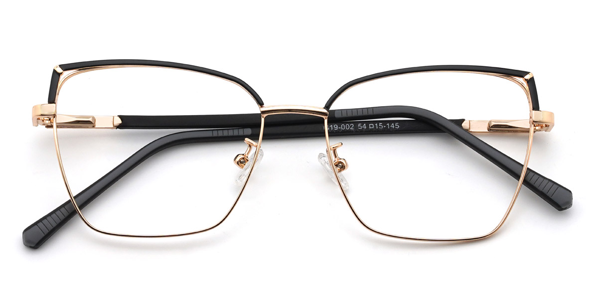 Or Noir Scarlette - Rectangle Glasses