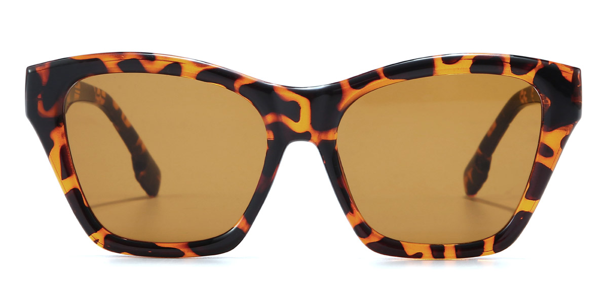 Tortoiseshell Brown Coraline - Square Sunglasses