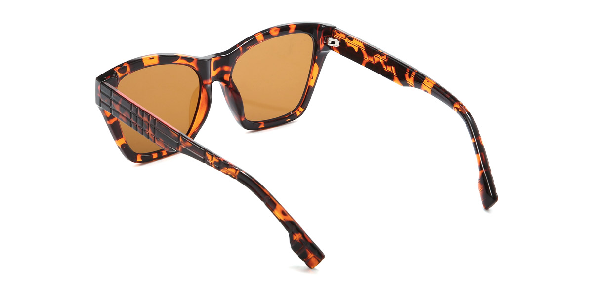 Tortoiseshell Brown Coraline - Square Sunglasses