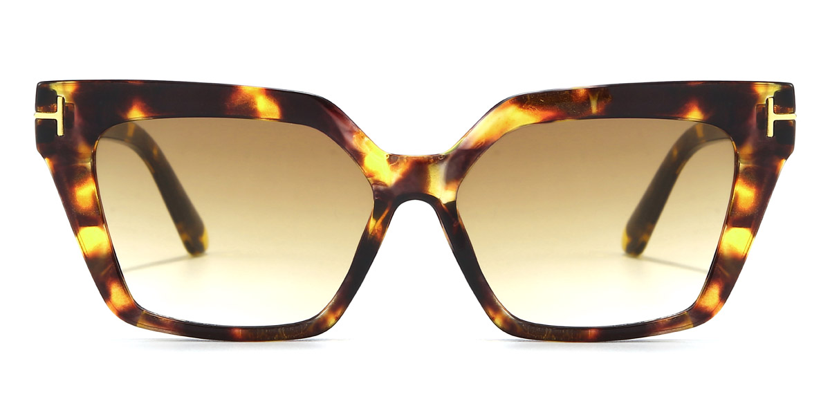 Tortoiseshell Brown Kenley - Rectangle Sunglasses