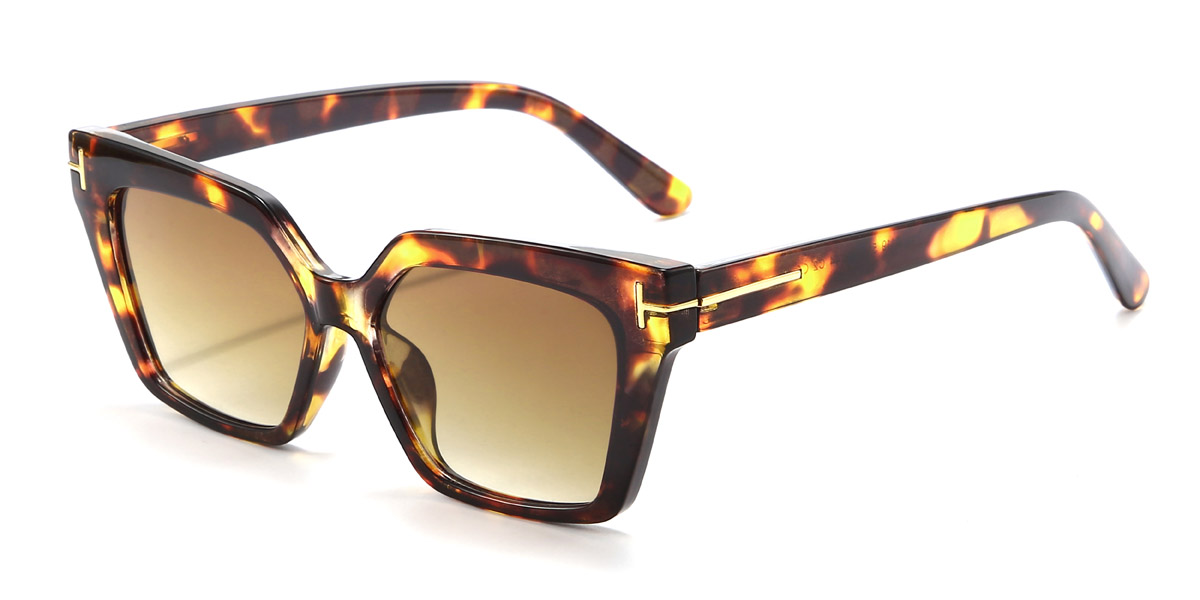 Tortoiseshell Brown Kenley - Rectangle Sunglasses