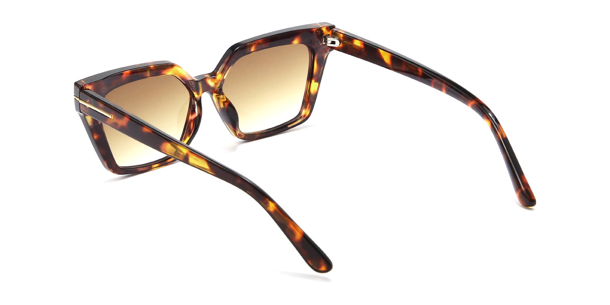 Tortoiseshell Brown Kenley - Rectangle Sunglasses