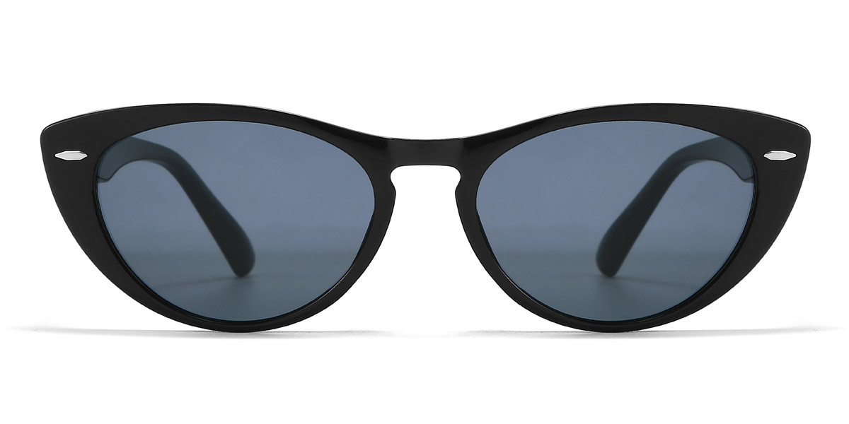 Black Grey Elyse - Cat Eye Sunglasses