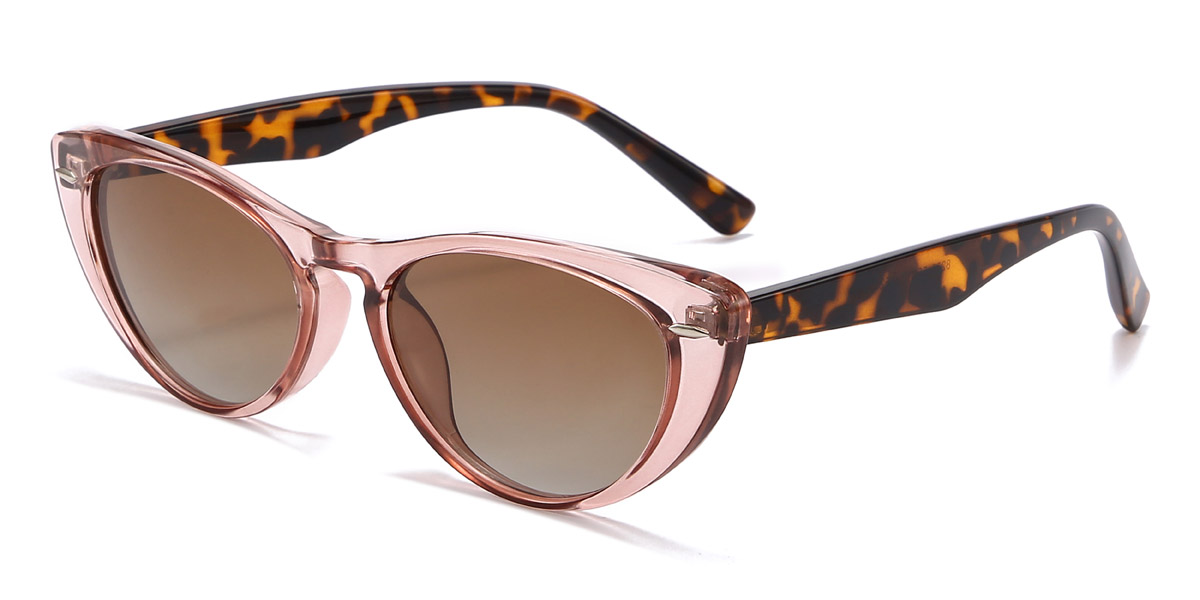 Pink Brown Elyse - Cat Eye Sunglasses