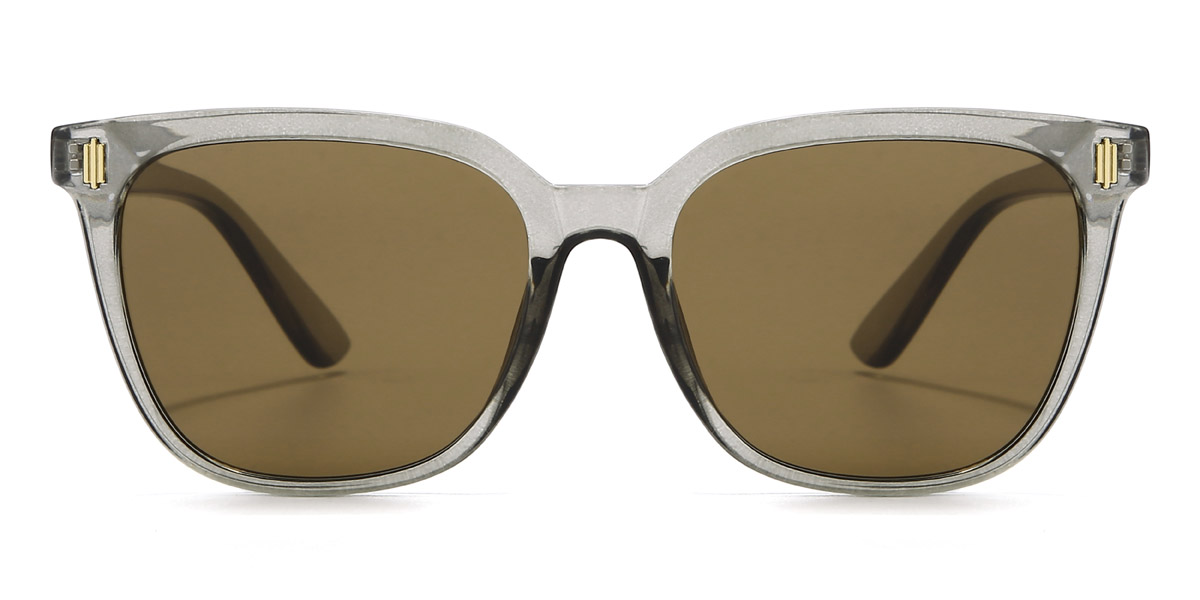 Grau Braun Rayna - Square Sunglasses