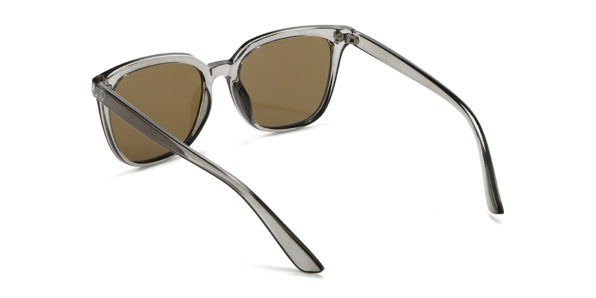 Grau Braun Rayna - Square Sunglasses