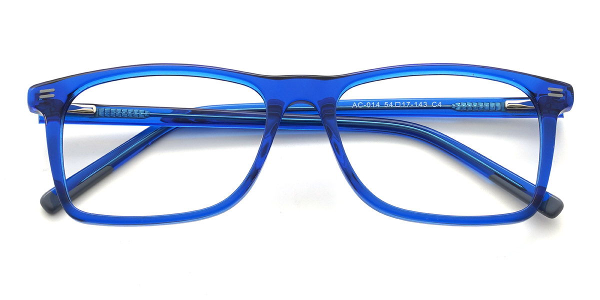 Blue Khaleesi - Rectangle Glasses