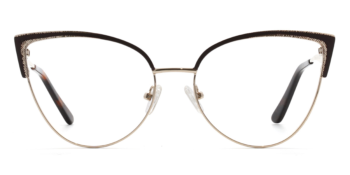 Marrón Ansley - Cat Eye Glasses