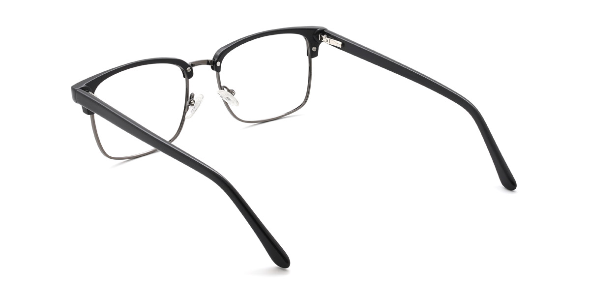 Black Gun Lavar - Rectangle Glasses