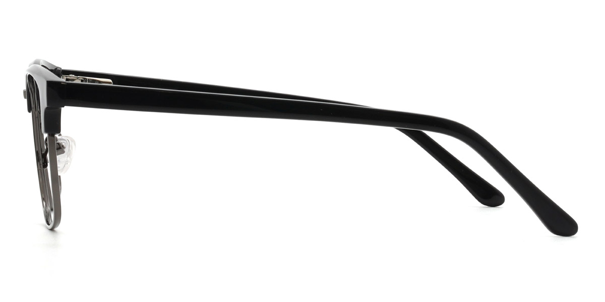 Black Gun Lavar - Rectangle Glasses