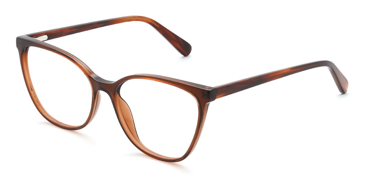 Brown Aubrielle Glasses - Cat Eye Glasses