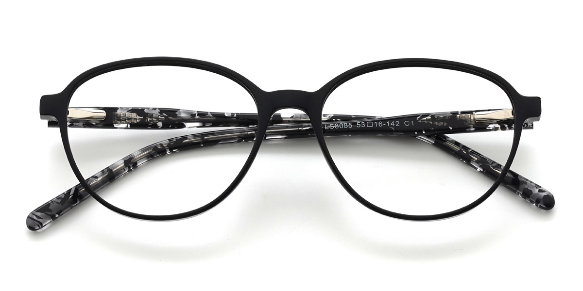 Black Jenifer - Oval Glasses