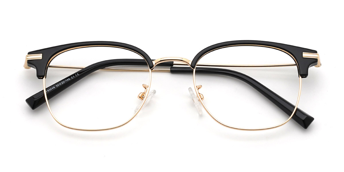 Black Ellen - Oval Glasses