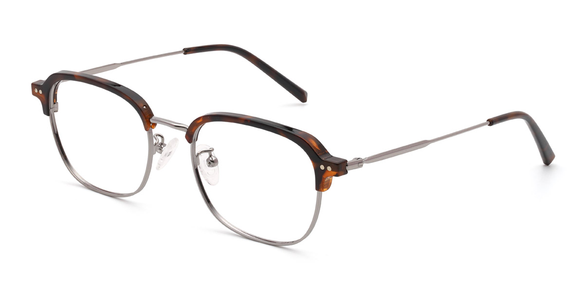 Tortoiseshell Ajay - Rectangle Glasses