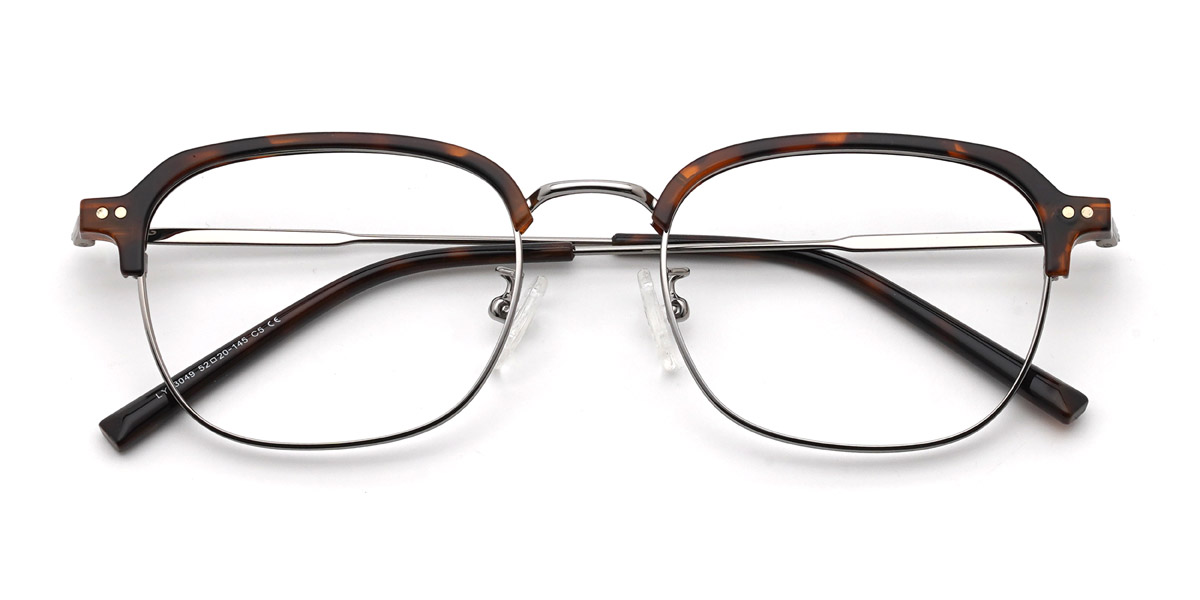 Tortoiseshell Ajay - Rectangle Glasses