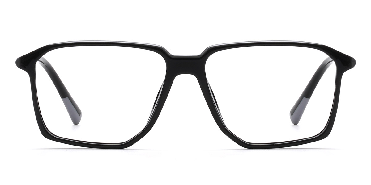 Black Loring - Rectangle Glasses