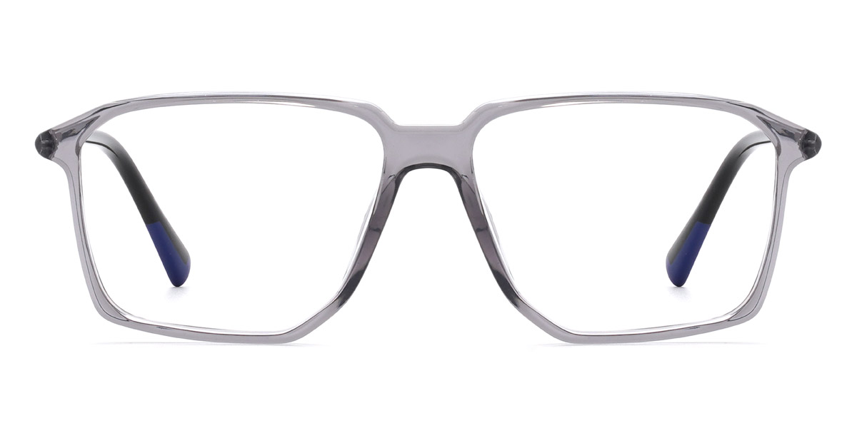 Clear Grey Loring - Rectangle Glasses