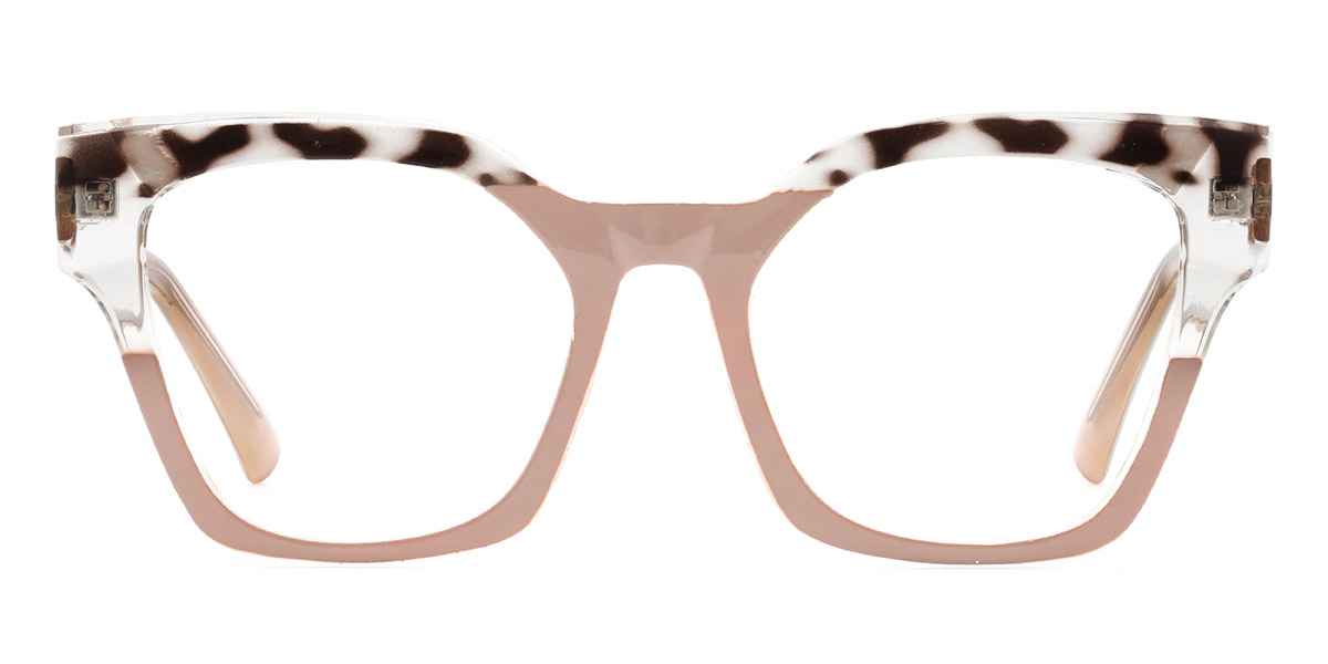 Nude Pink Tortoiseshell Johanna - Square Glasses