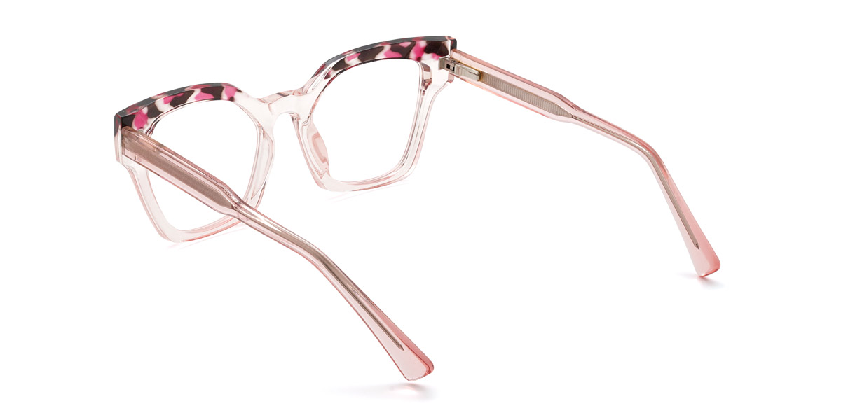 Pink Tortoiseshell Pink Johanna - Square Glasses