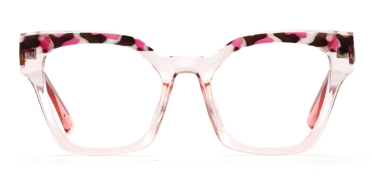 Pink Tortoiseshell Pink Johanna - Square Glasses