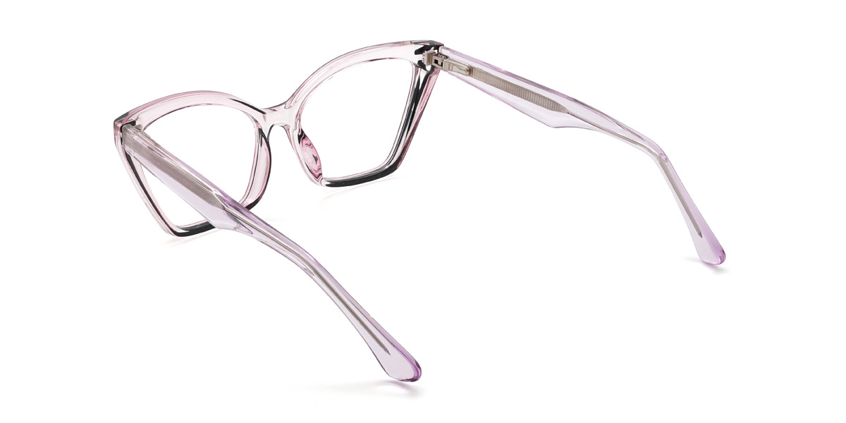 Púrpura claro Mariam - Cat Eye Glasses