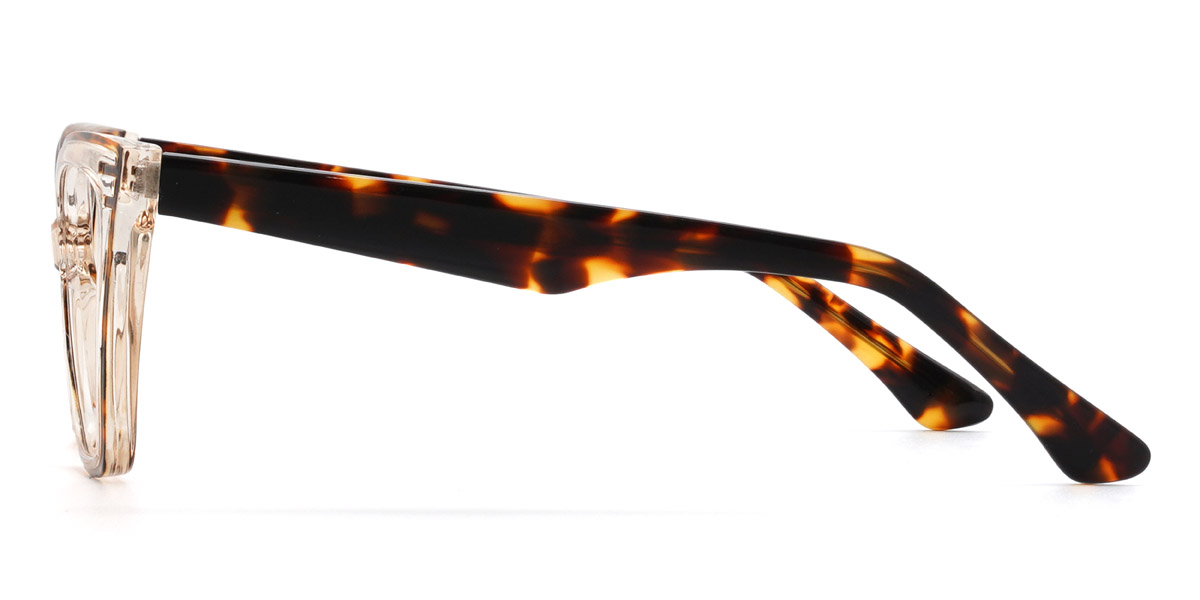 Orange Tortoiseshell Mariam Glasses - Cat Eye Glasses